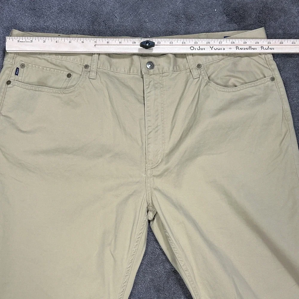 Polo Ralph Lauren Mens 40x32 Tan Khaki Five Pocket Straight‎ Leg Chino Pants